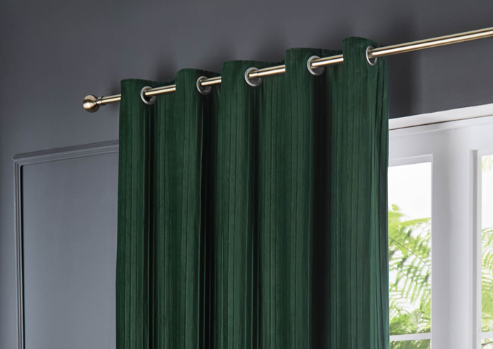 Corinthian Eyelet, Forest - Ready Made Curtains - Image 9